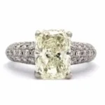Pt･Pm900 ダイヤモンド リング 3.587 ct