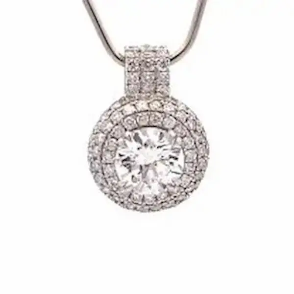 Pt･Pm950 ダイヤモンド ネックレス 1.15 ct