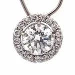 Pt･Pm900 ダイヤモンド ネックレス 1.57 ct