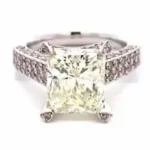Pt･Pm900 ダイヤモンド リング 5.227 ct