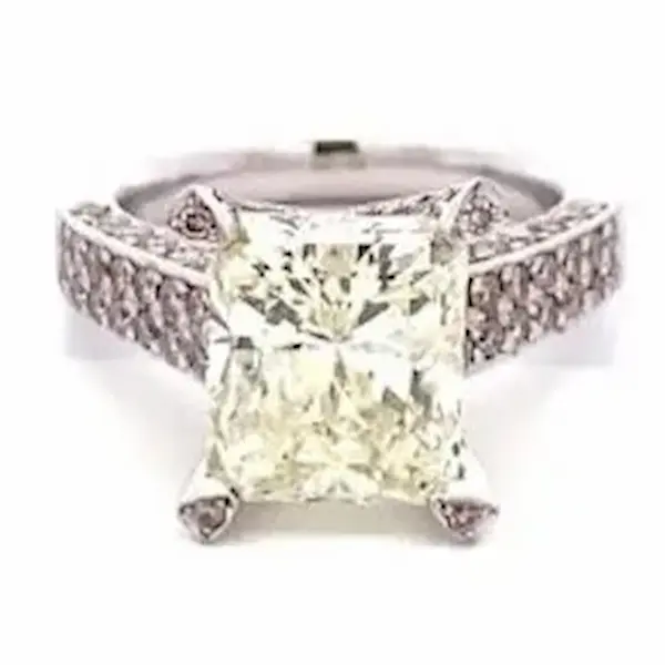 Pt･Pm900 ダイヤモンド リング 5.227 ct