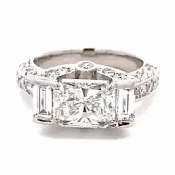 Pt･Pm900 ダイヤモンド リング D3.041 ct 1.9 ct 10.2 g