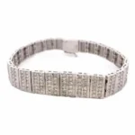 Pt･Pm850 ダイヤモンド ブレスレット バングル 5.00 ct