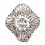 Pt･Pm900 ダイヤモンド リング 2.378 ct