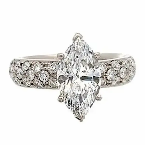 Pt･Pm900 ダイヤモンド リング 2.081 ct
