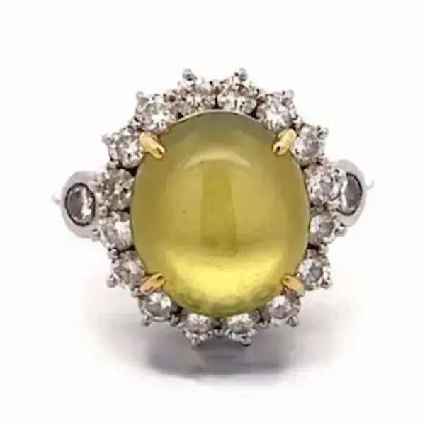 クリソベリルキャッツアイ リング 8.86 ct