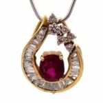 ルビー ネックレス 2.28 ct