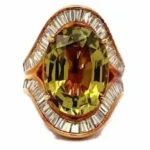 クリソベリル リング 8.2 ct