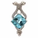 アクアマリン ブローチ 0.81 ct