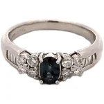 カラーチェンジガーネット 指輪 0.56ct