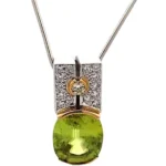 スフェーン ダイヤ ネックレス 4.8ct