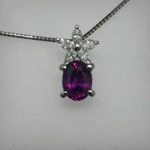 1.22ct ルビー ネックレス