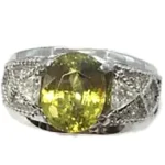 スフェーン ダイヤ リング 3.5ct