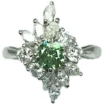 スフェーン ダイヤ リング 0.7ct