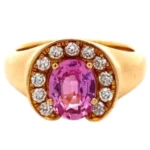K18 ピンクサファイア ダイヤ 1.47ct