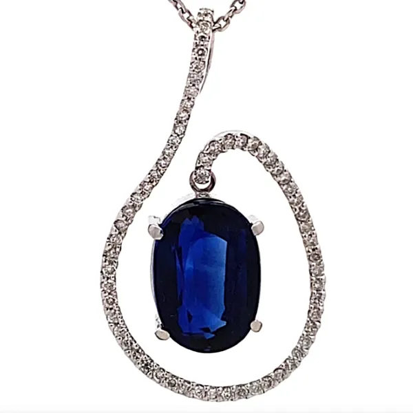 K18WG カイヤナイト ダイヤ 7.99ct 8.6g