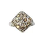 K18 ブラウンダイヤモンド リング 1.00ct