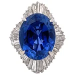 サファイア ダイヤ リング 11.78ct