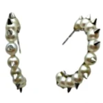K18 真珠・パール ピアス 約4・約4 ㎜ 5.5g