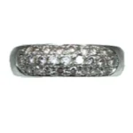 Pt･Pm900 ピンクダイヤモンド リング 0.581 ct