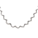 Pt･Pm900 ダイヤモンド ネックレス 8.18ct