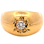 K18 ダイヤモンド リング 0.2ct