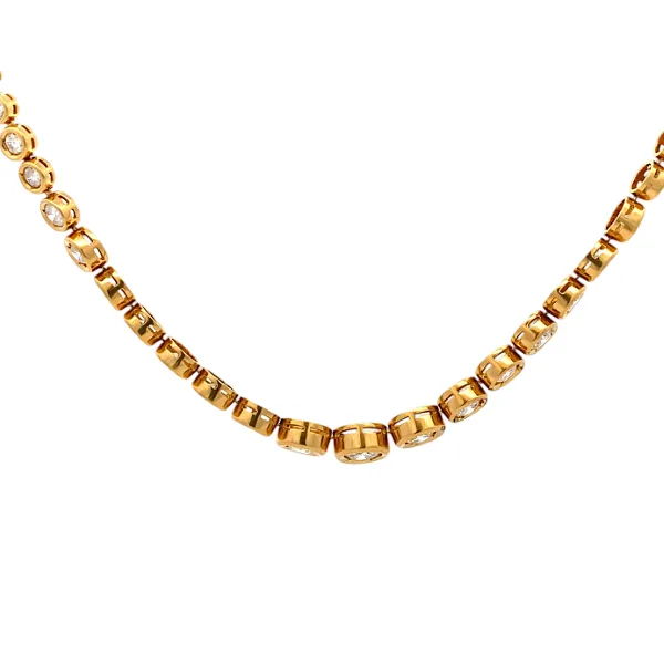 K18 ダイヤモンド ネックレス 10ct
