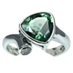 Pt/Pm900 アパタイト ダイヤ リング 2.11ct 5.5g
