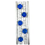 Pt/Pm900 含浸アウイナイト ダイヤ ネックレス/ペンダントトップ 0.25ct
