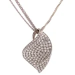K18WG ダイヤモンド ネックレス 6.87ct