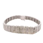 Pt･Pm850 ダイヤ ブレスレット 5.00ct