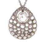 K18WG ダイヤ ペンダントトップ 4.66ct