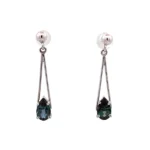 Pt･Pm900 アレキサンドライト ピアス 0.381ct 0.382ct