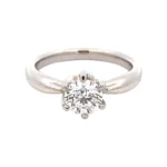 Pt･Pm900 ダイヤ リング 0.802ct
