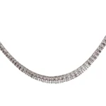 Pt･Pm850 ダイヤモンド ネックレス 10.7ct