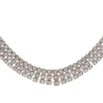 Pt･Pm850 ダイヤモンド ネックレス 10.36ct