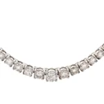 Pt･Pm850 ダイヤモンドネックレス 10.17ct