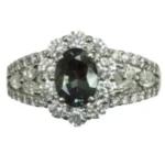 Pt･Pm900 アレキサンドライト・ダイヤモンド リング 1.05 ct