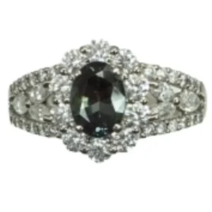 Pt･Pm900 アレキサンドライト・ダイヤ リング 1.05 ct