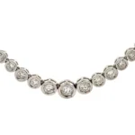 Pt･Pm850 ダイヤモンド ネックレス 5.33ct