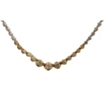 Pt850/K18[Ptﾒｲﾝ] ダイヤモンド ネックレス/ペンダントトップ 7ct