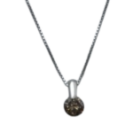 Pt850/Pt900 ブラウンダイヤモンド ネックレス/ペンダントトップ 0.533 ct