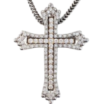 K18WG ダイヤモンド ネックレス 1ct