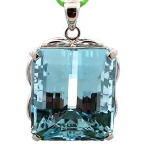 Pt･Pm900 アクアマリン 52.86ct