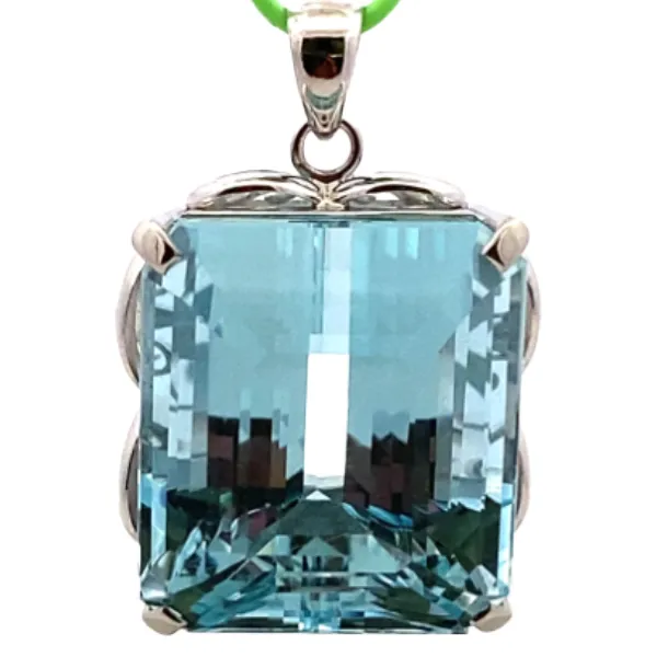 Pt･Pm900 アクアマリン 52.86ct