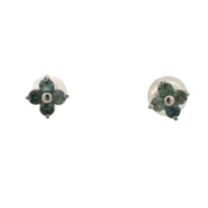 Pt･Pm900 アレキサンドライト・ダイヤモンド ピアス/イヤリング 0.16・0.16ct