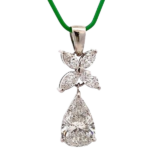 Pt･Pm900 ダイヤモンド ペンダントトップ 4.866ct 1.18ct