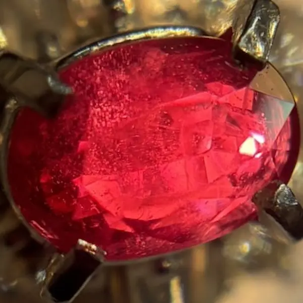 ルビー　0.76ct