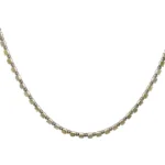 K18WG キャッツアイ ダイヤモンド ネックレス 18.00ct 0.70ct