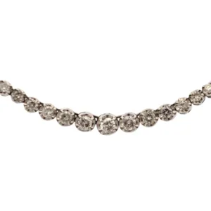 K18WG ダイヤモンド ネックレスペンダントトップ 5ct